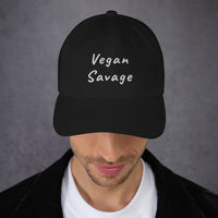 The "Vegan Savage" Dad Hat